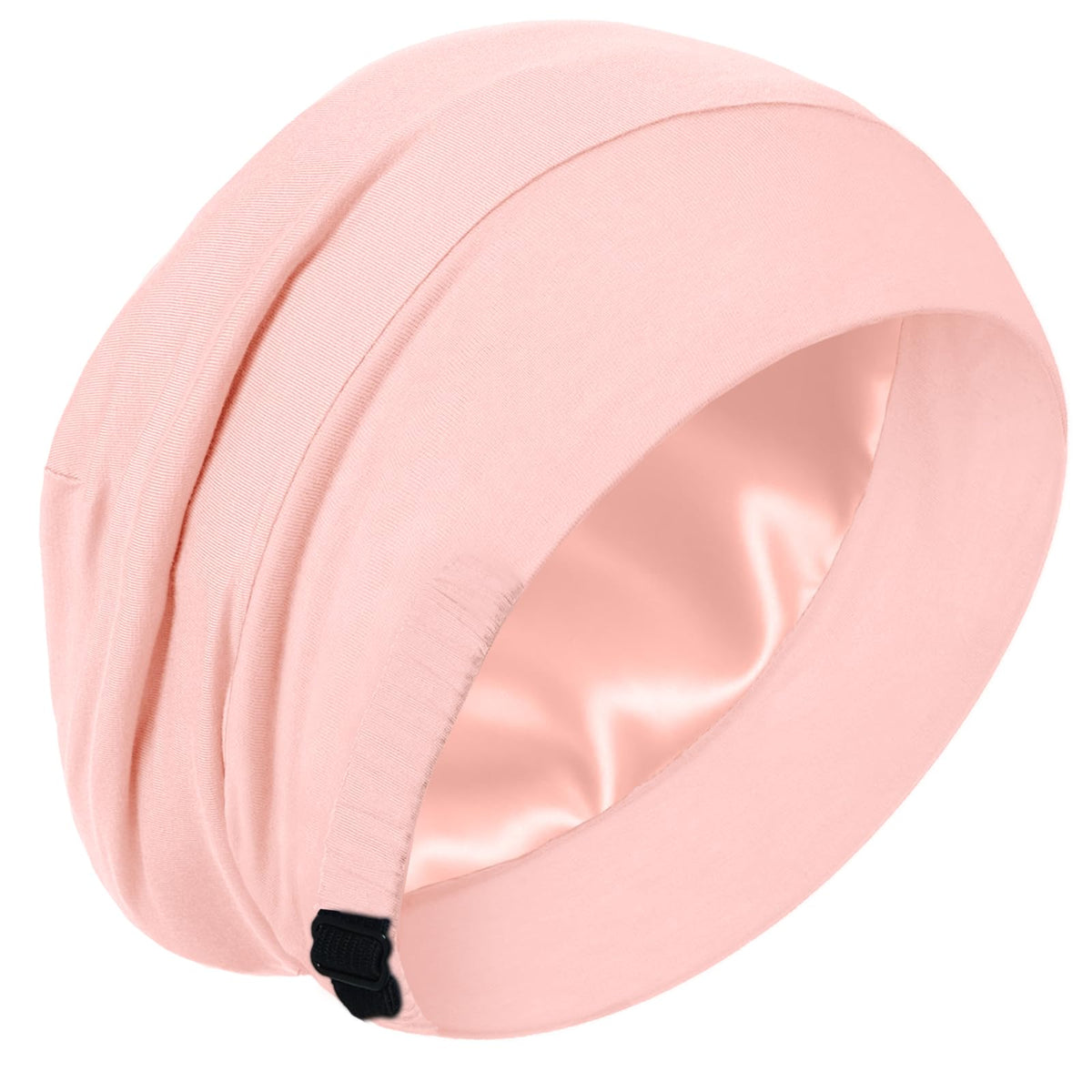 Simapu front view light pink bonnet showing fit and style benefits