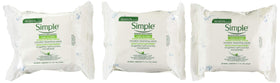 Simple micellar wipes front pack showing resealable lid and benefits