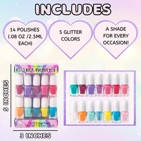 SIMPLE PLEASURES pastel gradient swatches on nail wheel, clear color choices