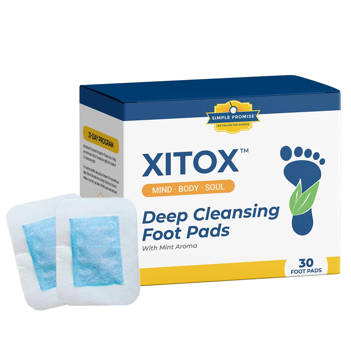 Simple Promise Xitox front packaging showing product and benefits