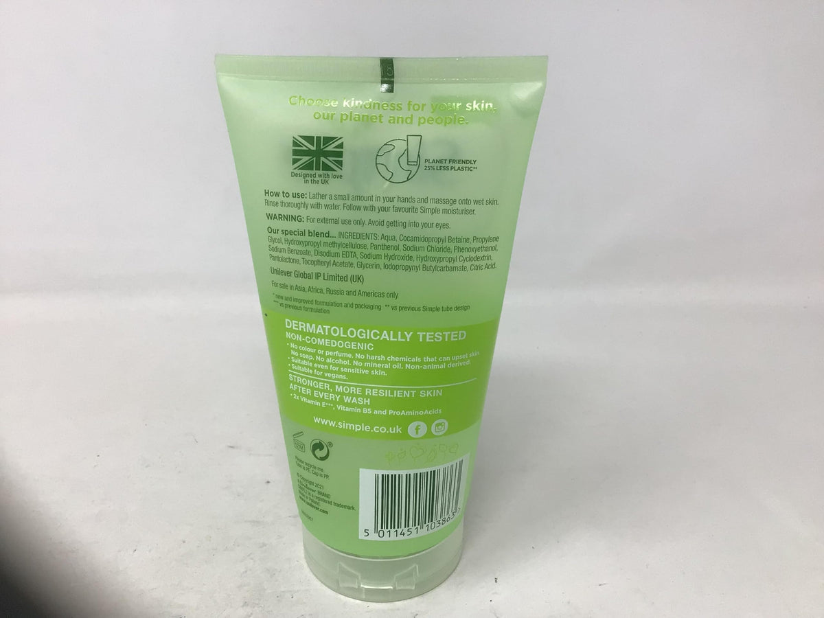 Simple product in hand during facial cleansing, demonstrates gentle use