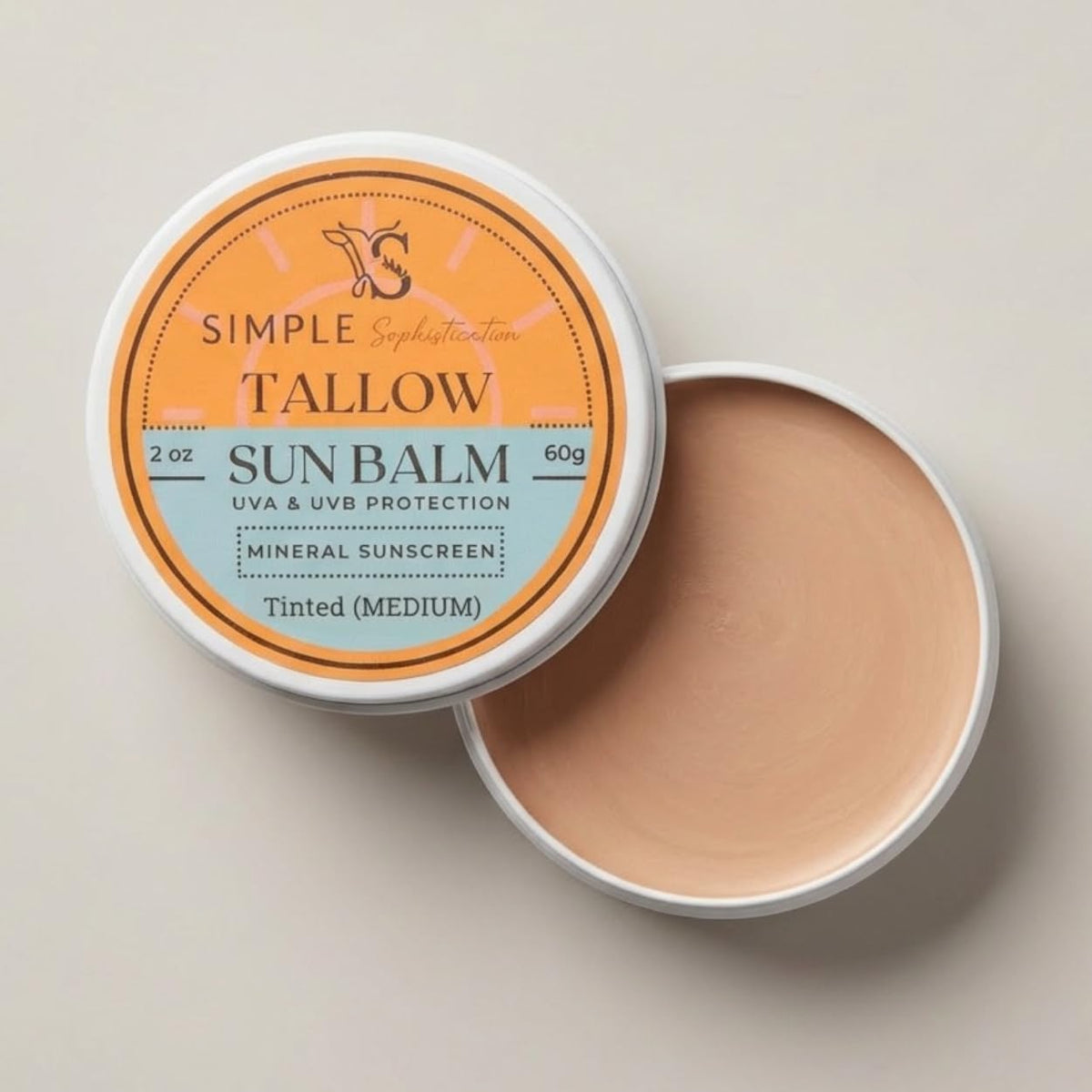 Simple Sophistication front packaging showing SPF 30 and natural ingredients benefit