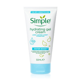 Simple Water Boost front packaging showing clean label and size benefits