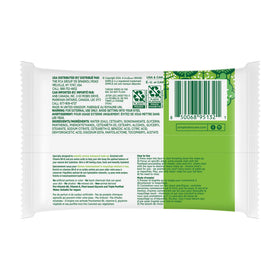 Simple wipe beside hand for scale showing compact, portable size