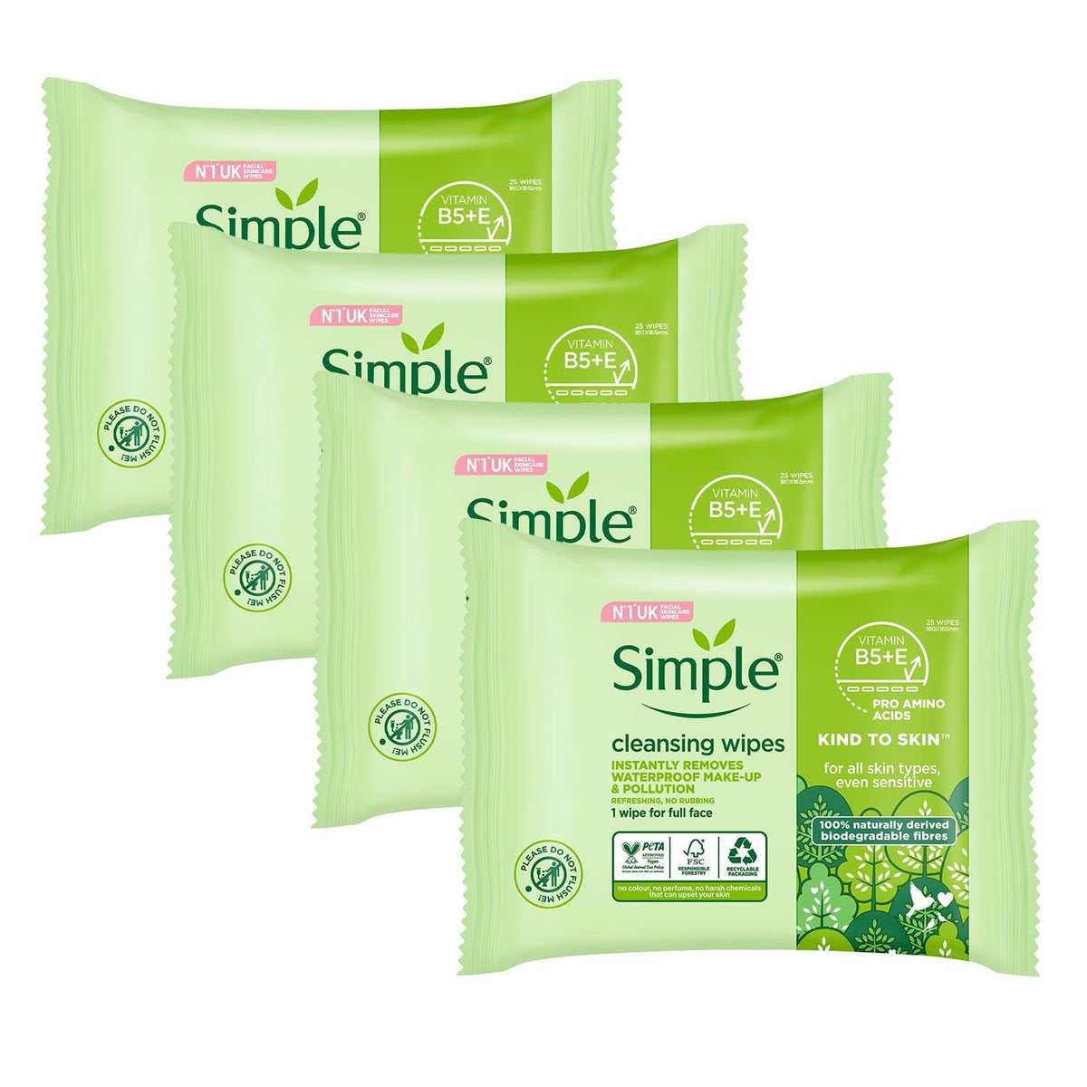 Simple front packaging showing resealable Aqua-Lock and product count benefits
