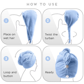 SimpleField turban folded in gym bag for travel convenience