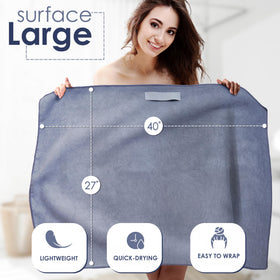 SimpleField microfiber close-up highlighting soft texture and fast absorbency
