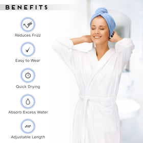 SimpleField shown on model with long curly hair showing frizz reduction benefit