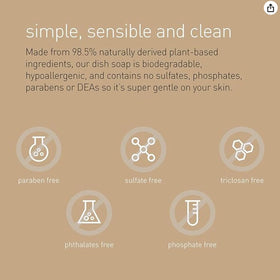 simplehuman pouch on kitchen counter in lifestyle setting conveys efficient, neat refilling benefit