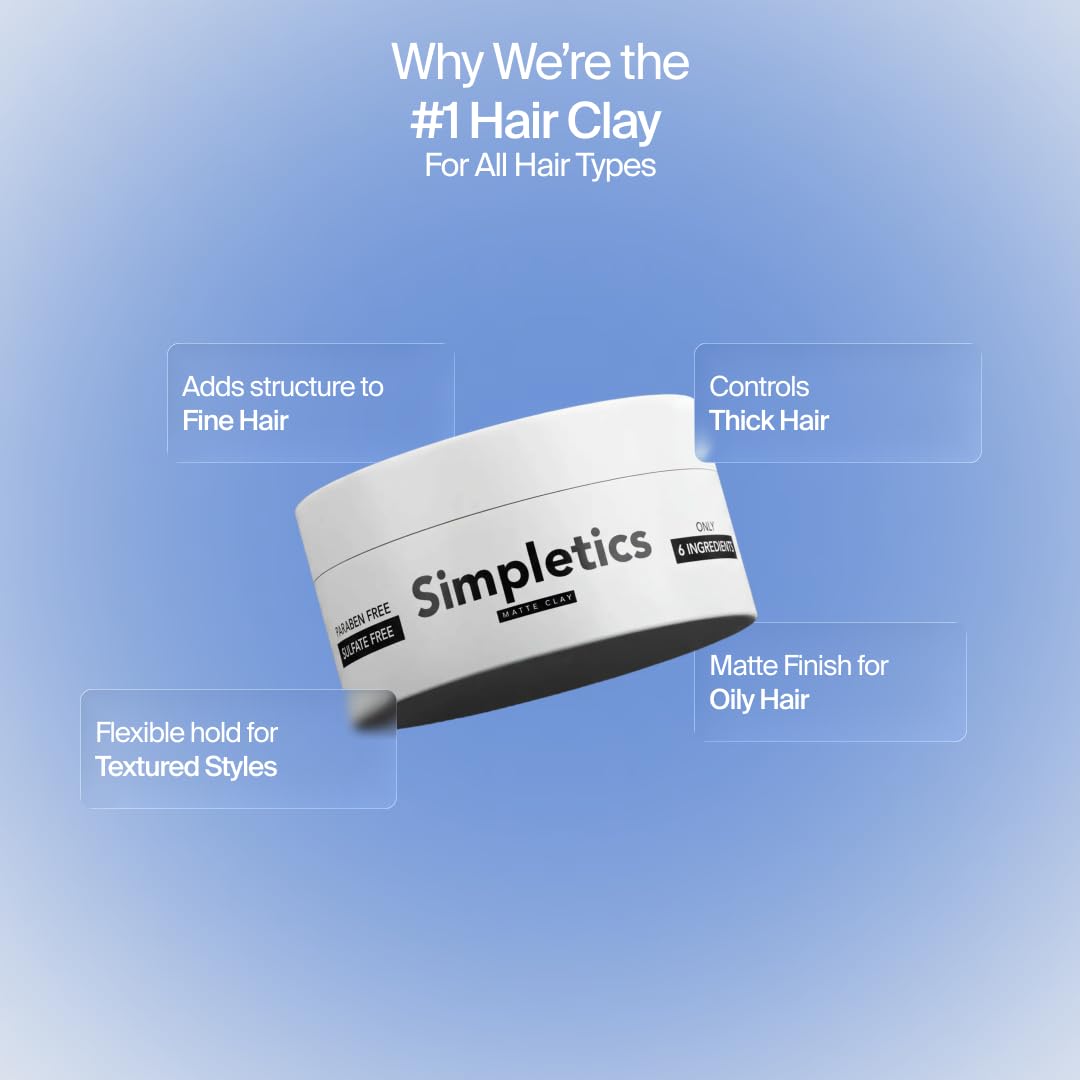 Simpletics before and after hairstyle showing added texture and visible volume