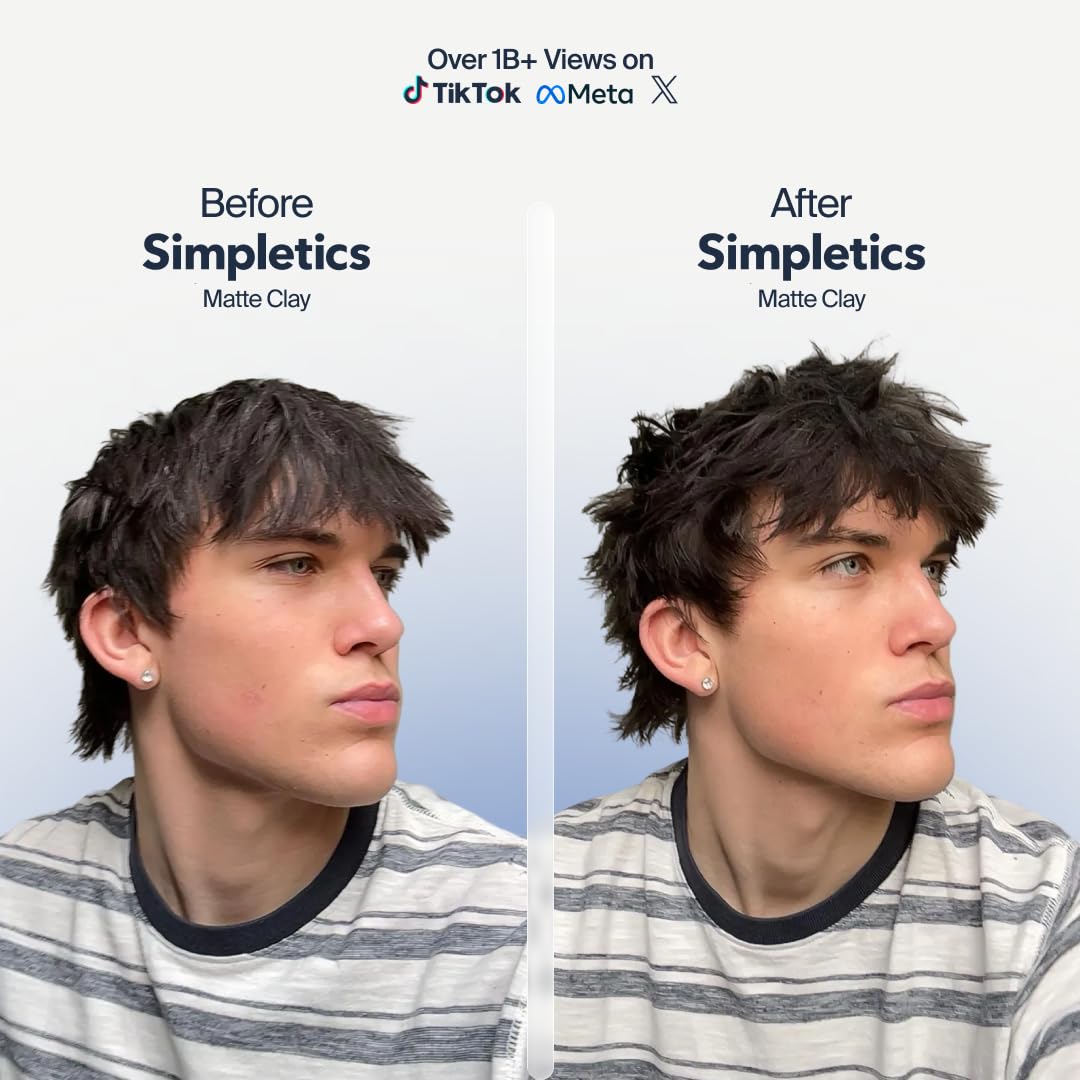 Simpletics open jar showing creamy clay texture and easy scoop for precise application