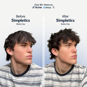 Simpletics open jar showing creamy clay texture and easy scoop for precise application