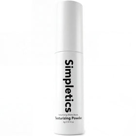 Simpletics product front view showing compact portable design and instant volume benefit