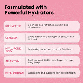 Simplified Skin bottle in hand illustrating 4 fl oz travel-friendly size