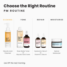 Simplified Skin cleanser in a skincare flatlay enhancing routine results