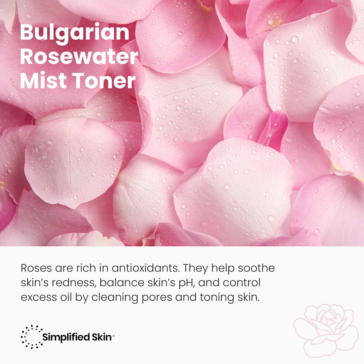 Simplified Skin refill label emphasizing USDA organic certification details