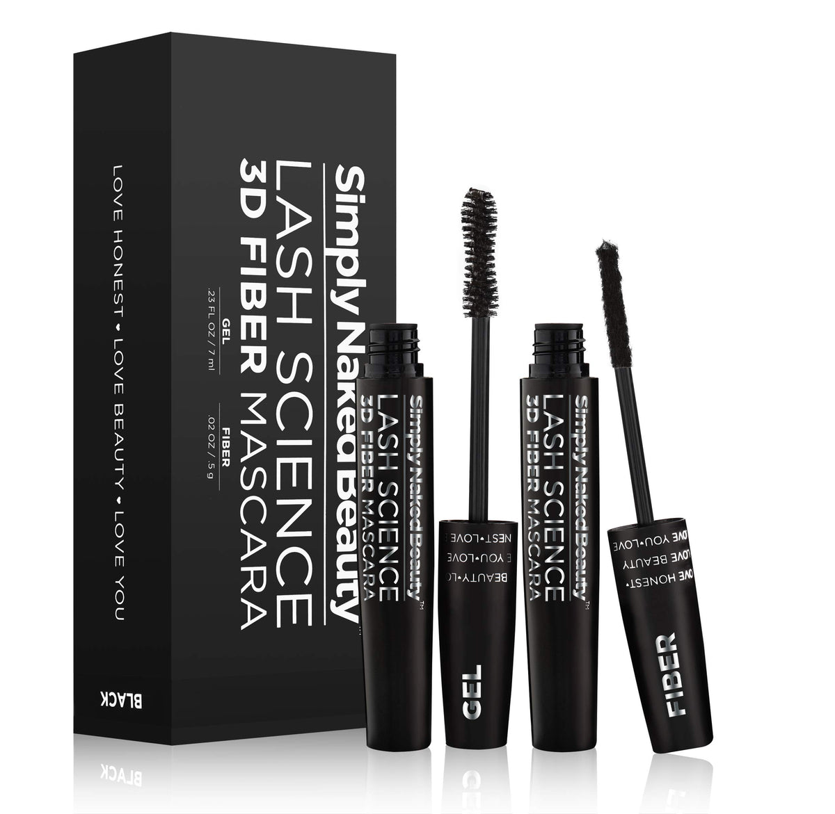 Simply Naked Beauty front packaging showing kit contents and benefits