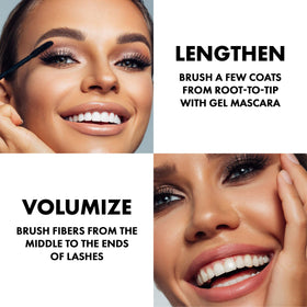 Simply Naked Beauty gel tube texture close-up showing smooth applicator finish