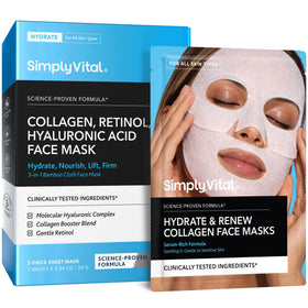 SimplyVital front packaging showing product benefits and 7-pack convenience