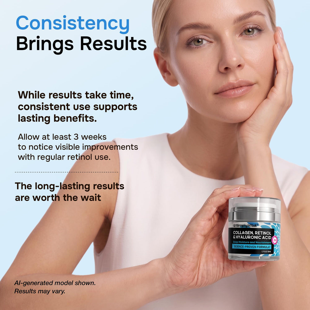 SimplyVital ingredients label close-up showing transparency and ingredient clarity benefit