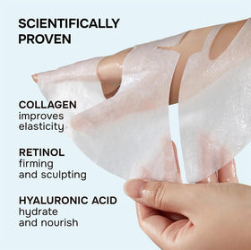 SimplyVital mask being applied by woman demonstrating secure, non-slip fit
