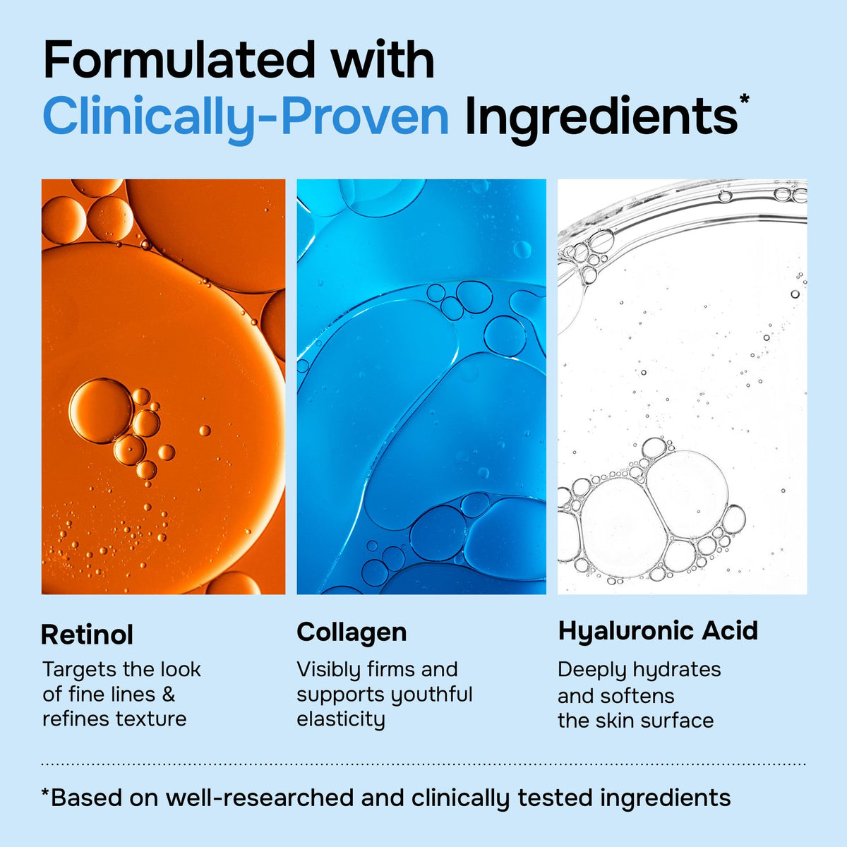 SimplyVital applied to neck in lifestyle shot illustrating firmer-looking skin benefit