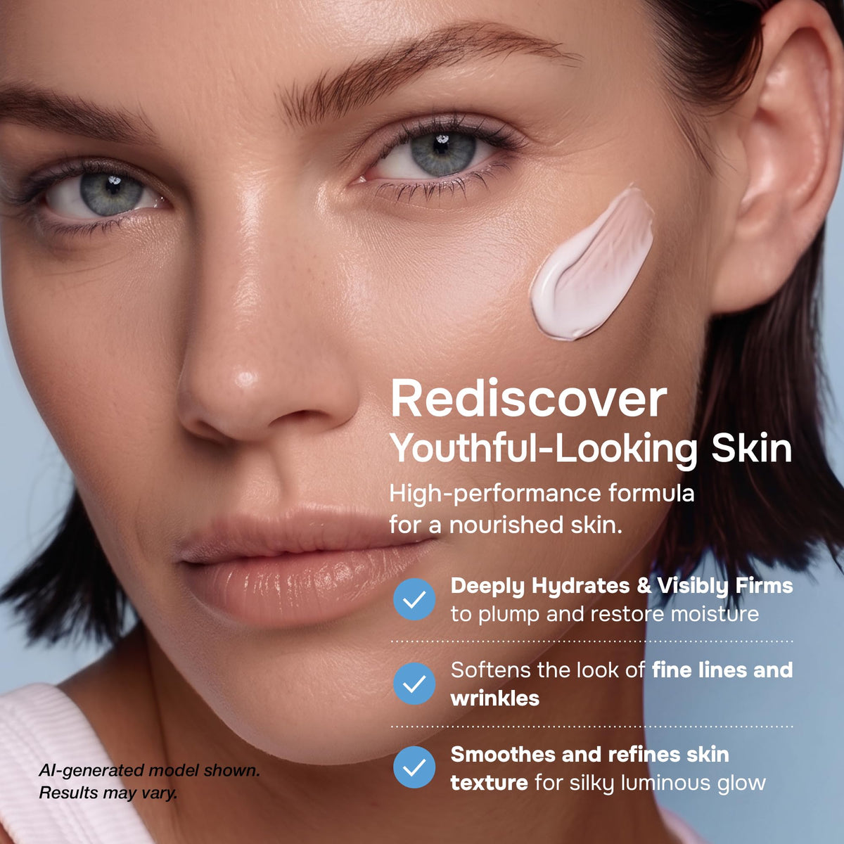 SimplyVital open jar cream texture highlighting hydrating consistency
