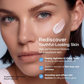 SimplyVital open jar cream texture highlighting hydrating consistency