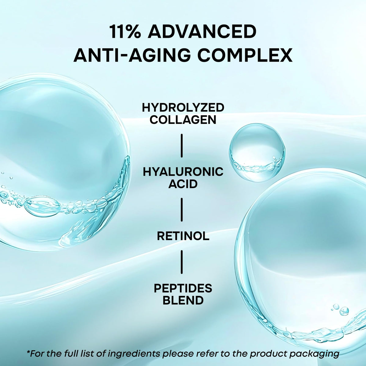 SimplyVital serum texture close-up highlighting lightweight hydration