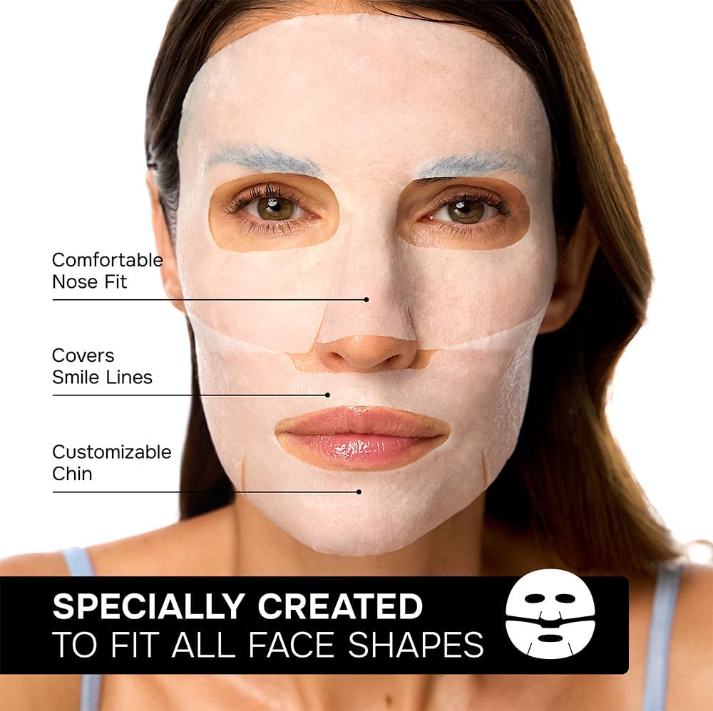 SimplyVital two-piece T-line and V-line mask laid flat for precise coverage