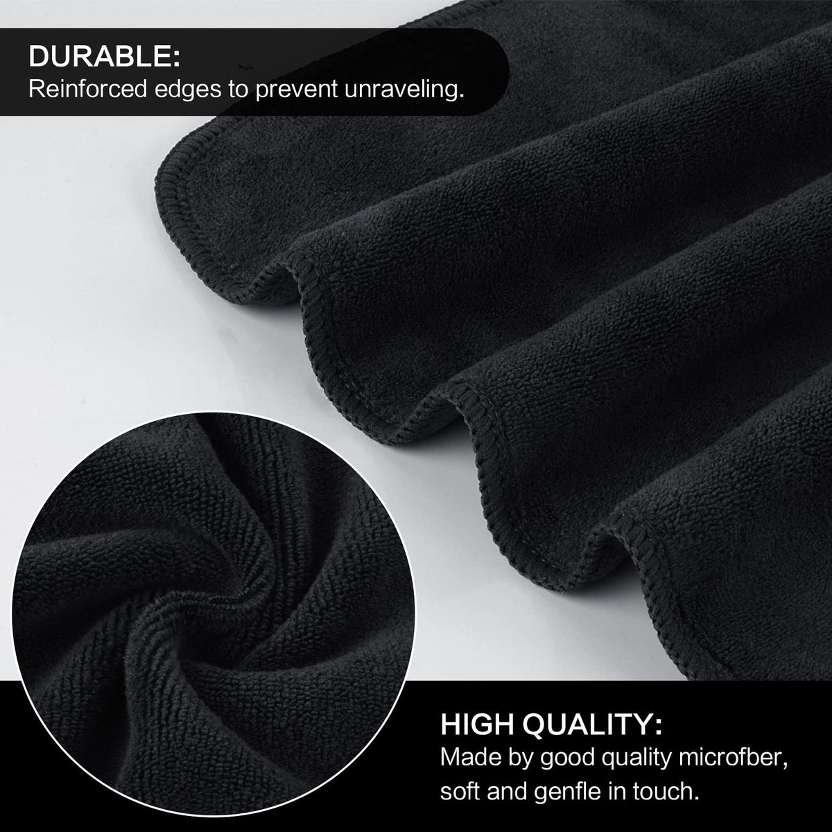 SINLAND flat lay of a single 12x12 cloth useful for travel