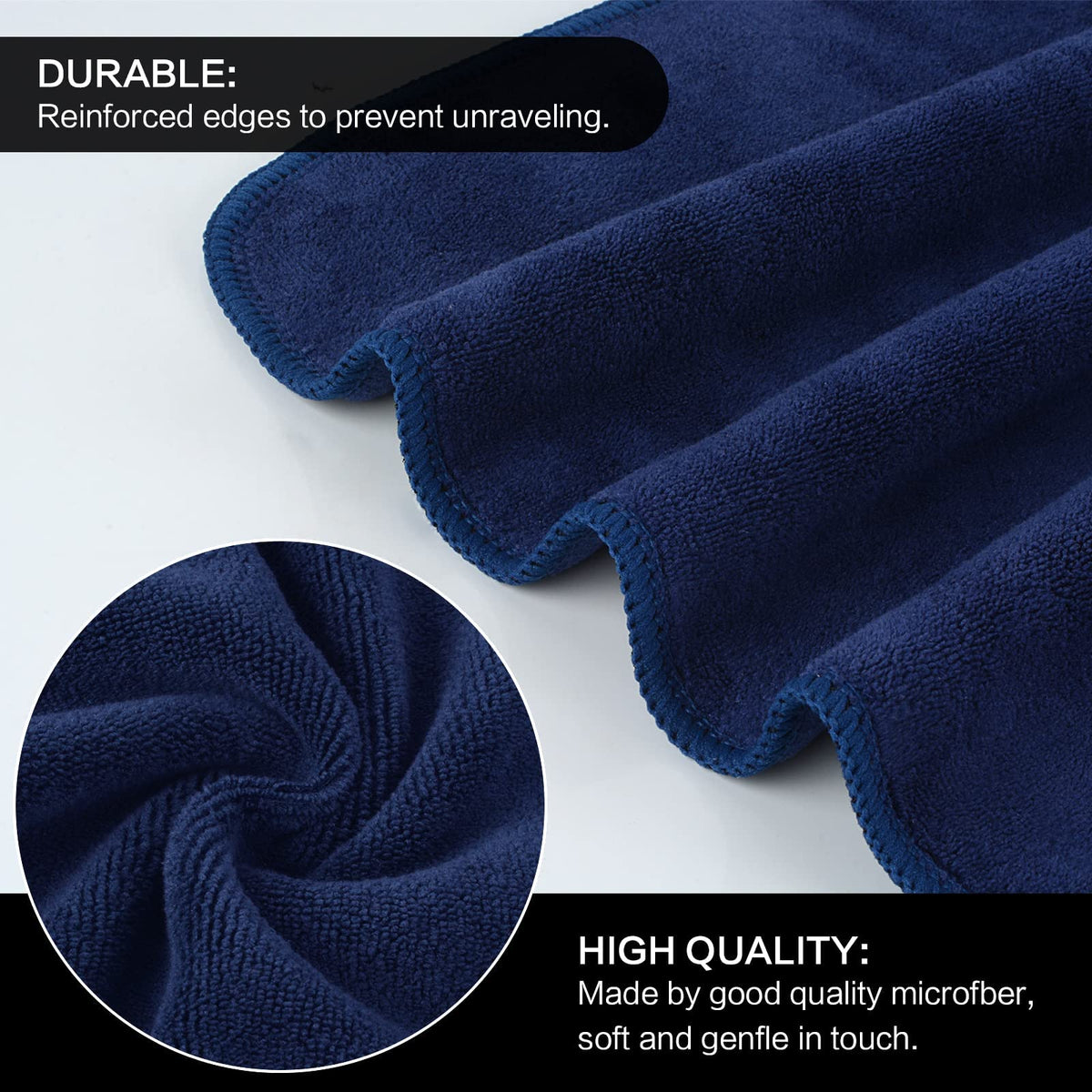 SINLAND washed cloths stacked showing lasting softness after laundering