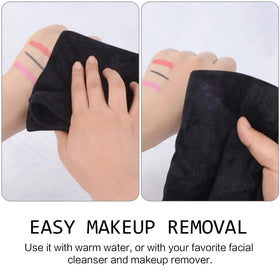 SINLAND wet cloth removing makeup showing effective oil pickup