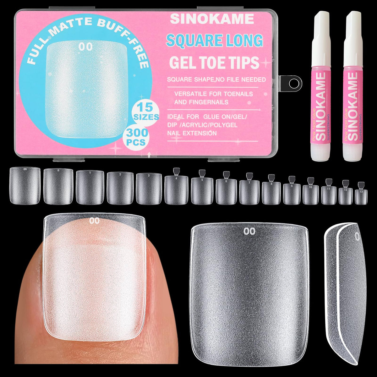 SINOKAME front packaging showing full kit and benefit of complete supply