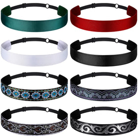 Sintege front packaging showing full 8-piece headband set and color variety