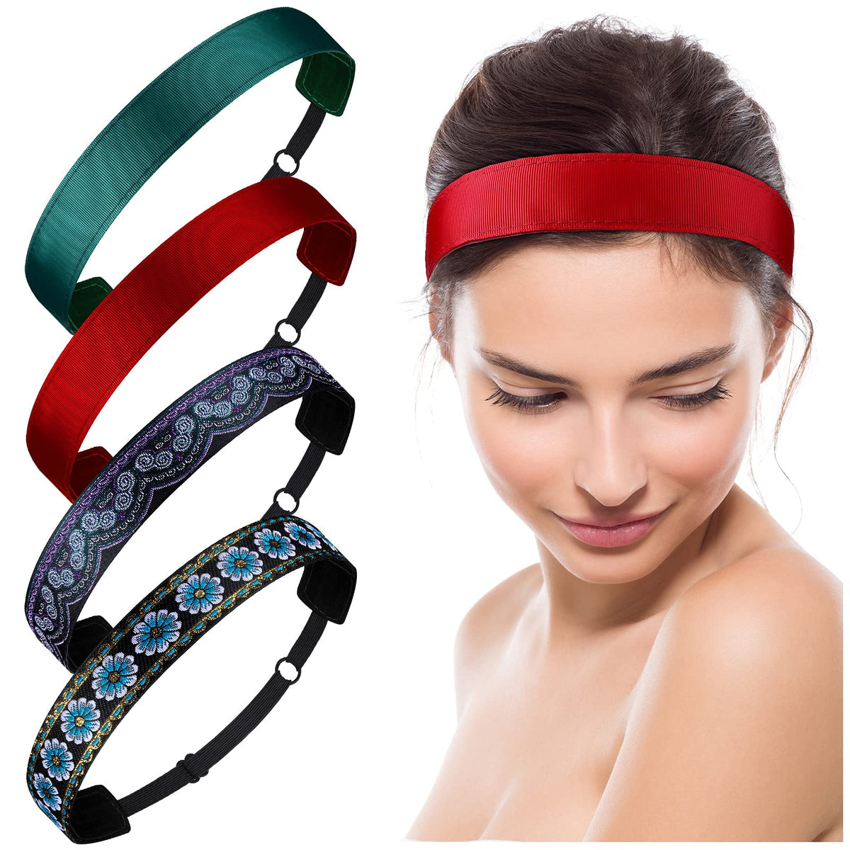 Sintege headband styled with outfit showcasing fashion versatility and comfort