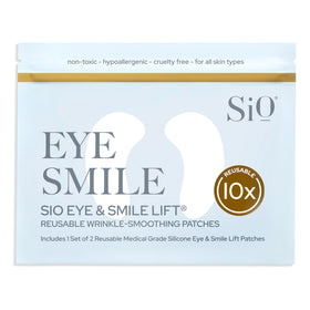 SiO front packaging showing product and included patches for quick identification and convenience