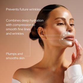 SiO Super LipLift patch in use overnight showing comfortable wear