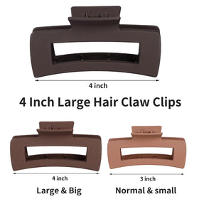 Sisiaipu clip holding thick hair to demonstrate strong secure hold