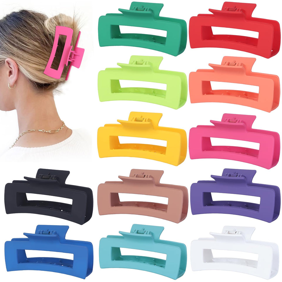 Sisiaipu front view of 12-pack showing colorful jumbo clips and packaging for easy selection