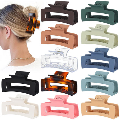 Sisiaipu front pack showing 12 colored medium clips, easy outfit matching