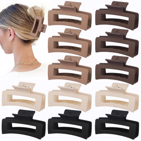 Sisiaipu front view of 12-pack clips showing colors and packaging, practical set
