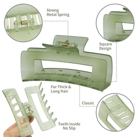 Sisiaipu clip securing a thick bun for secure all-day wear