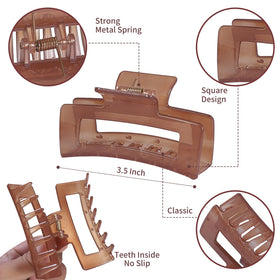 Sisiaipu clip holding half-up hairstyle showing comfortable, stable hold