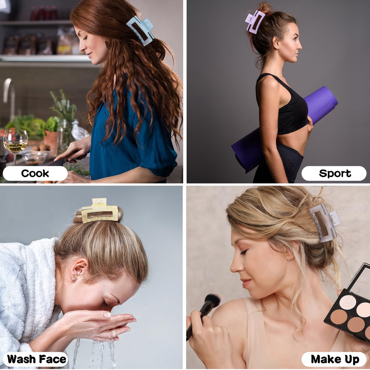 Sisiaipu lifestyle image of woman wearing clips demonstrating stylish convenience benefit