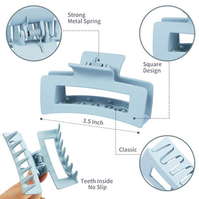 Sisiaipu array of black blue white clips illustrating color choices for styling