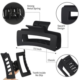 Sisiaipu side view open clip showing metal spring for durable tension