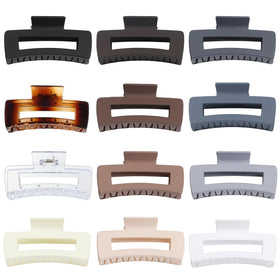 Sisiaipu transparent and amber clips, neutral tones suit many looks