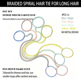 SISYOUP hair tie securing a high ponytail during a run, stays put