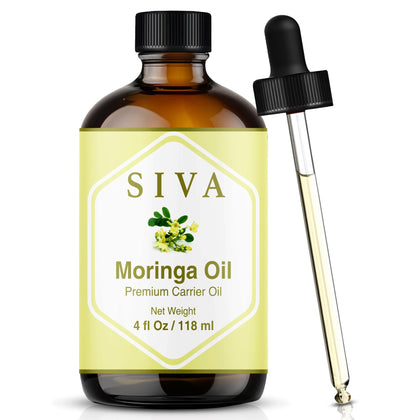 SIVA ORGANICS bottle front label showing product name and size, clear branding benefit